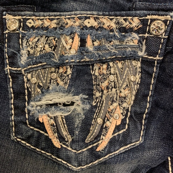 Girls Miss Me Size 8 Skinny Jeans - Picture 1 of 4